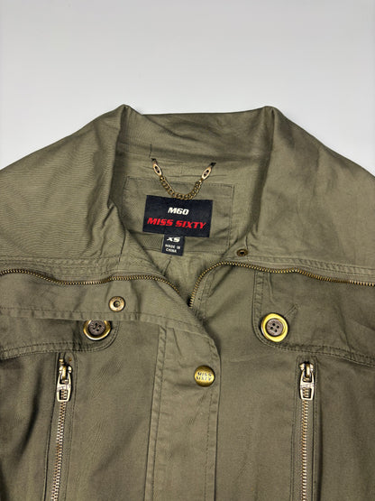 Miss Sixty 2000s Military Green Utility Jacket (women's XS)