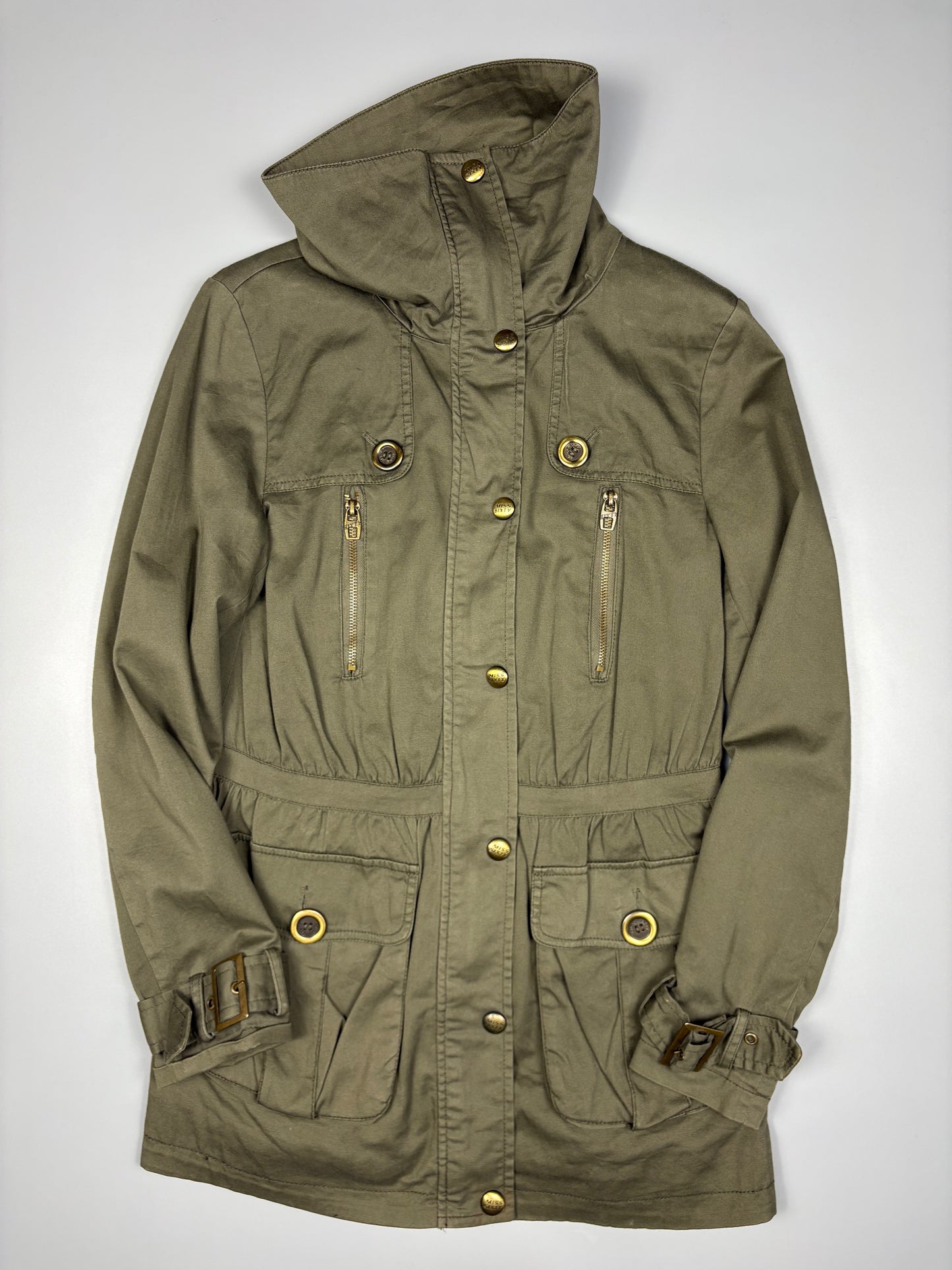 Miss Sixty 2000s Military Green Utility Jacket (women's XS)
