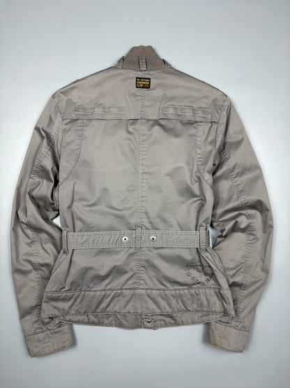 G-Star 2000s Slate Grey Belted Uitlity Jacket (women's L)