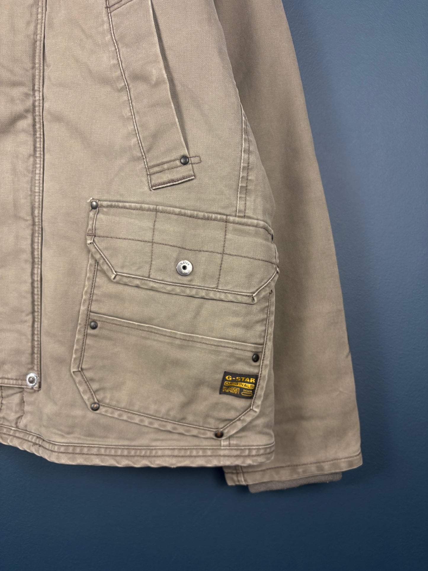 Vintage G-Star Raw Heavy Canvas Technical Jacket (XL)