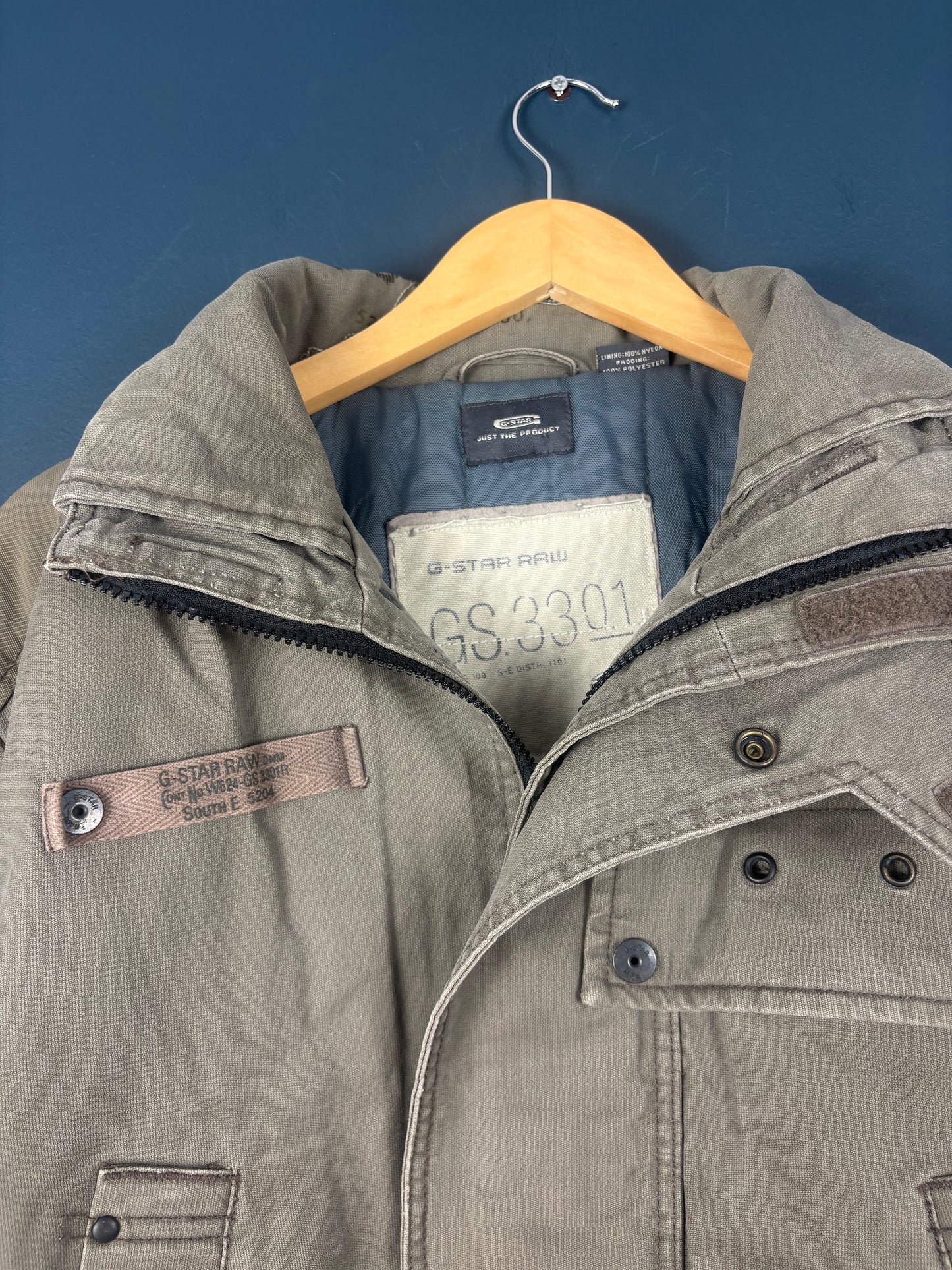 Vintage G-Star Raw Heavy Canvas Technical Jacket (XL)