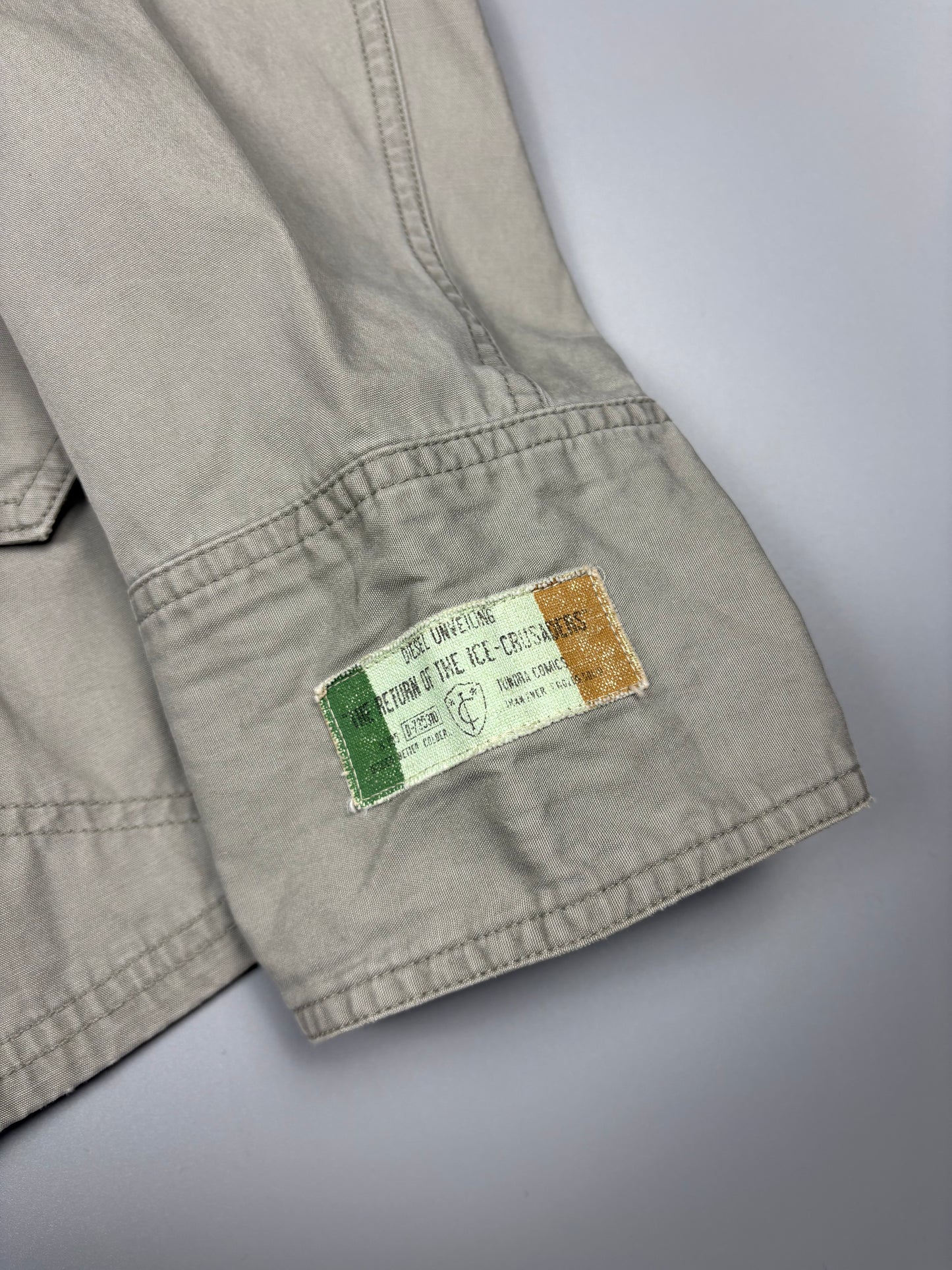 Diesel Industry 2000s Slate Grey Cotton Utility (women's L)