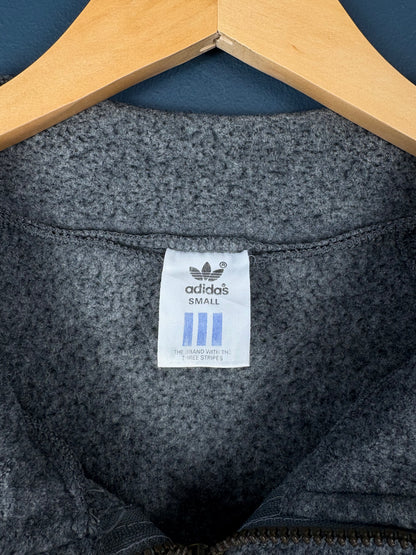 Vintage 90s Adidas British Made Grey Track Top (S)