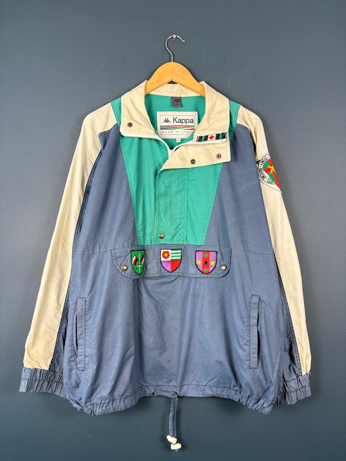 Vintage 80s Kappa Sydney Yacht Club Cotton Anorak Jacket (M)
