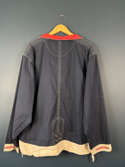 Vintage 90s Scotch & Soda Contrast Stitch Cotton Anorak Jacket (S)
