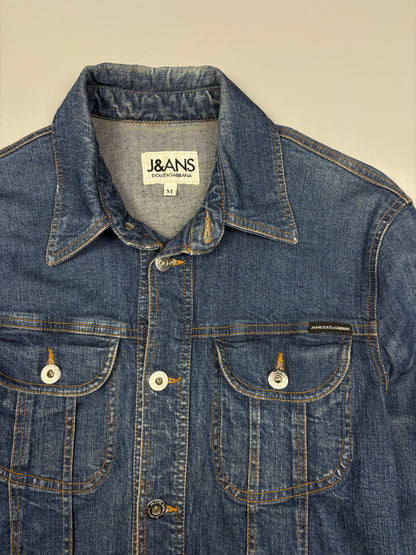 Dolce & Gabbana 2000s Dark Denim Jacket (women's M)