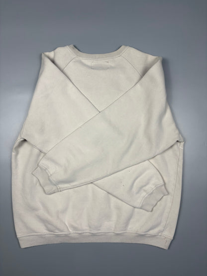 Armani Jeans 2000s Cream Henley Jumper (M)