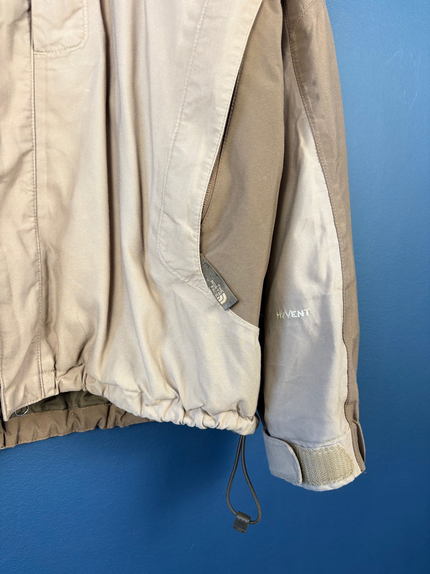 Vintage North Face Two Tone Brown Beige Outdoors Jacket (M)