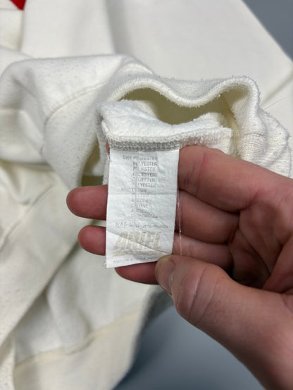 Vintage NAF NAF Embroidered White Jumper (L)