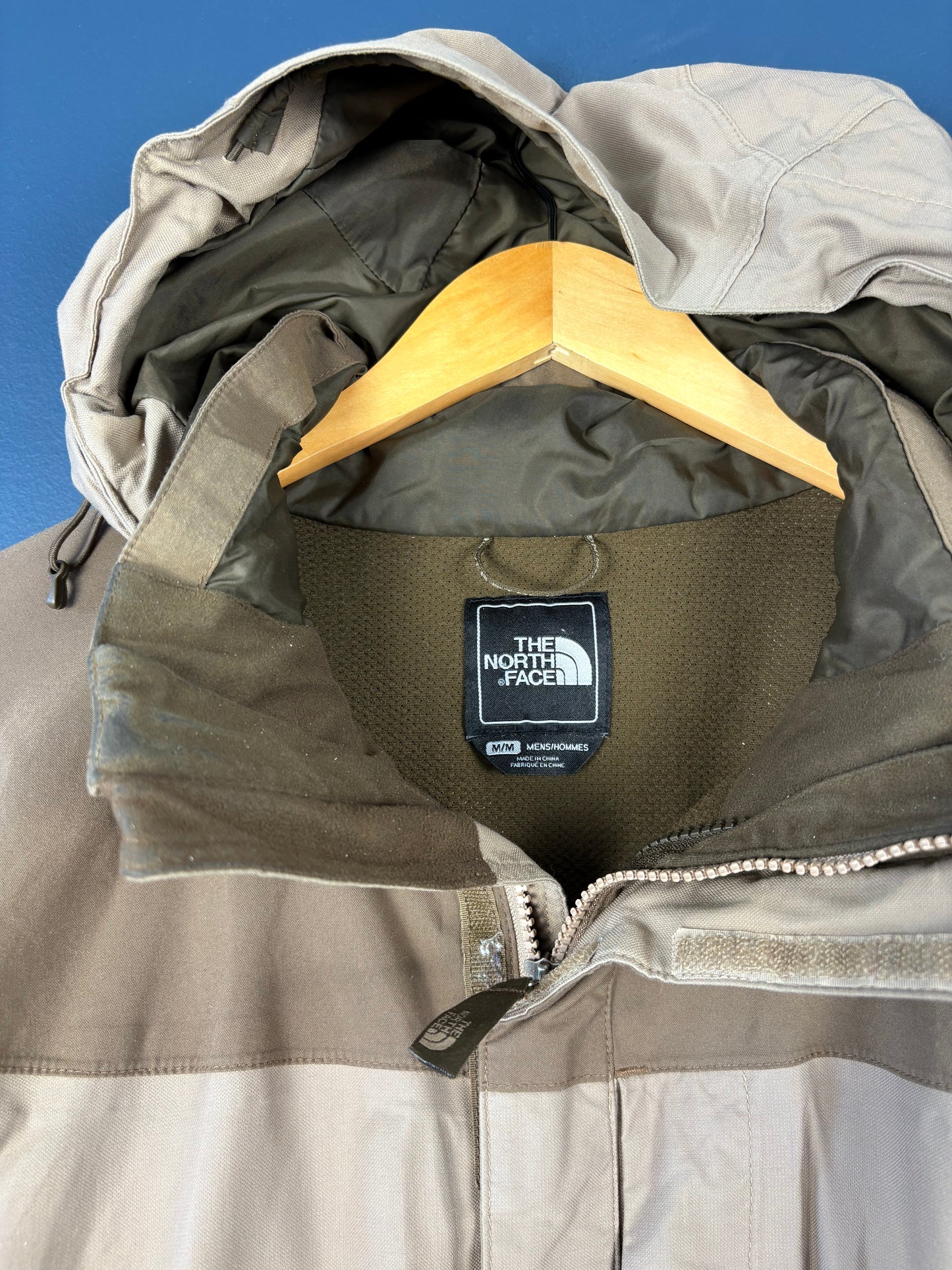 Vintage North Face Two Tone Brown Beige Outdoors Jacket (M)
