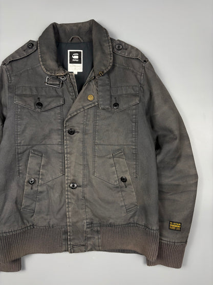 G-Star 2000s Grey Technical Workwear Utility Jacket (L)