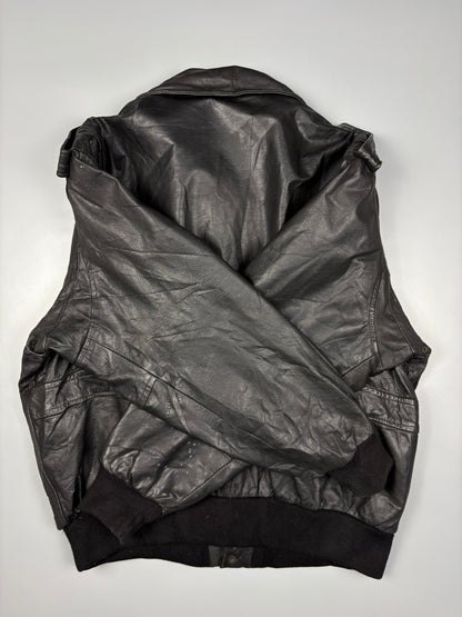 Vintage 1980s Aviation Leather A-2 Flight Jacket (L)