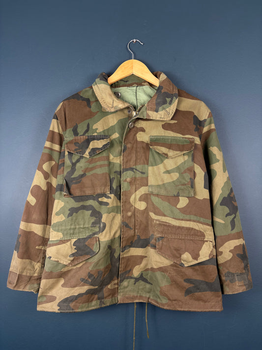 Vintage 90s Camoflauge M65 Army Surplus Jacket (wmns M)