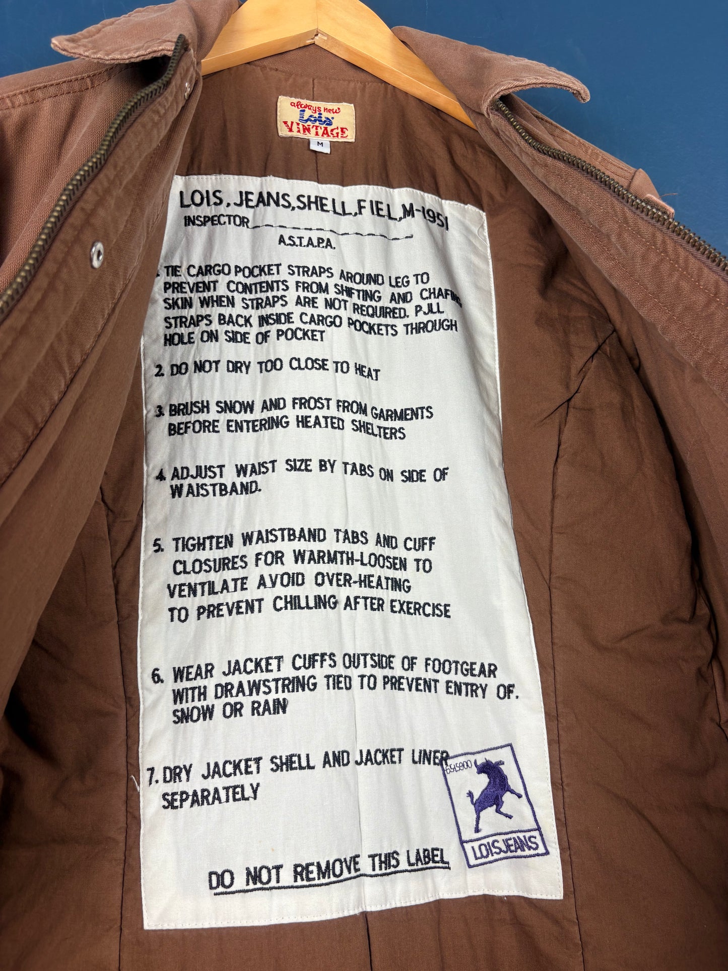 Vintage 90s Lois Jeans Bohemian Brown Work Jacket (wmns M)