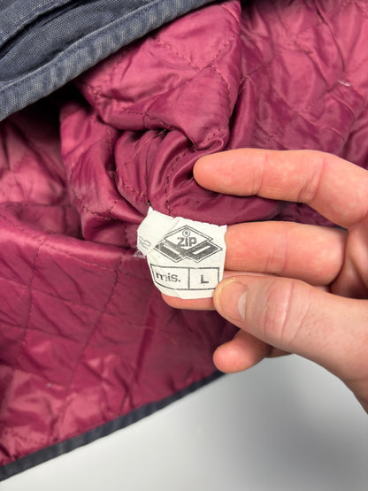 Vintage Zip Jeans & Co. Navy Technical Multi-pocket Vest (L)