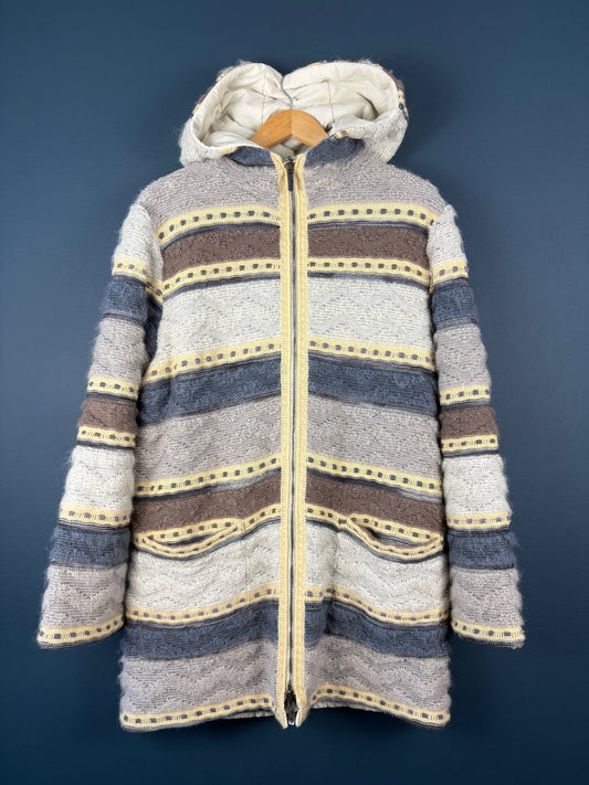 Vintage Missoni Knit Reversible Quilted Coat (wmns M)