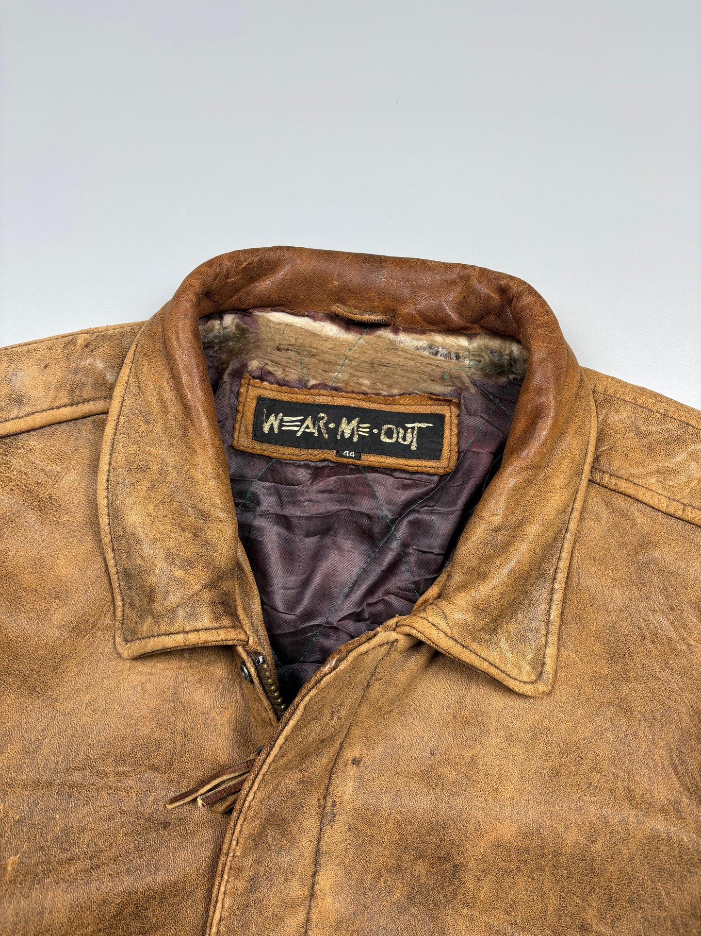 Vintage 1970s Aviation Leather A-2 Flight Jacket (M)