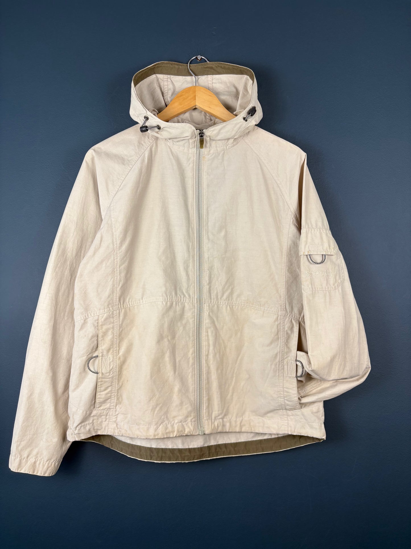 Vintage Columbia Sportswear Casual Cotton Hooded Jacket (wmns L)