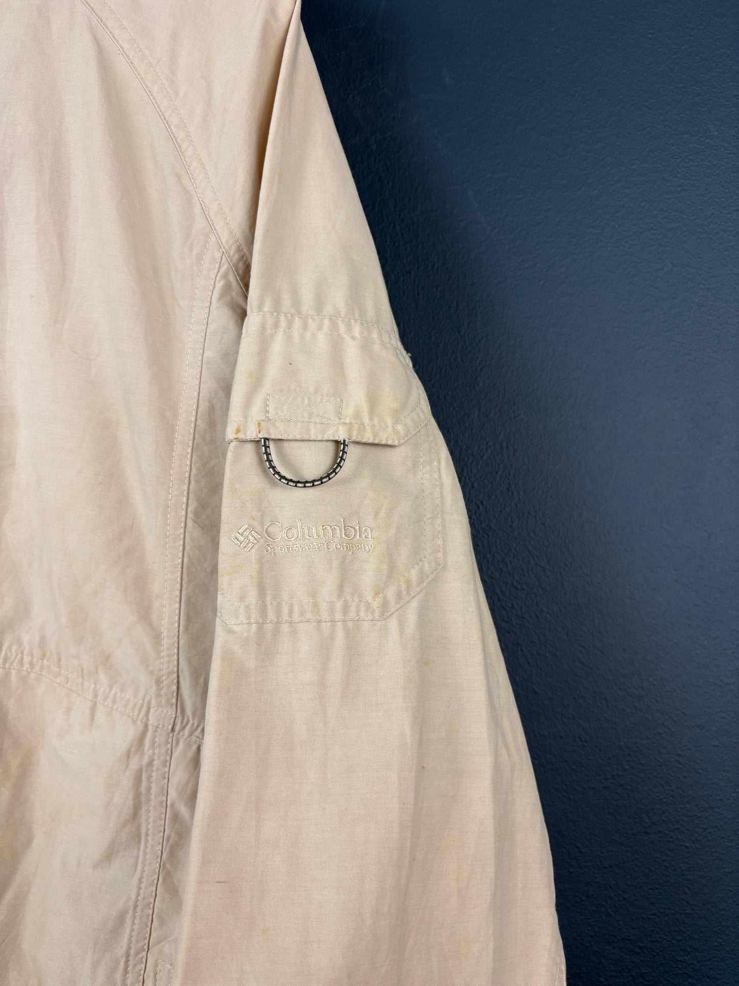 Vintage Columbia Sportswear Casual Cotton Hooded Jacket (wmns L)