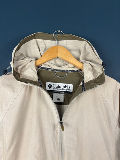Vintage Columbia Sportswear Casual Cotton Hooded Jacket (wmns L)