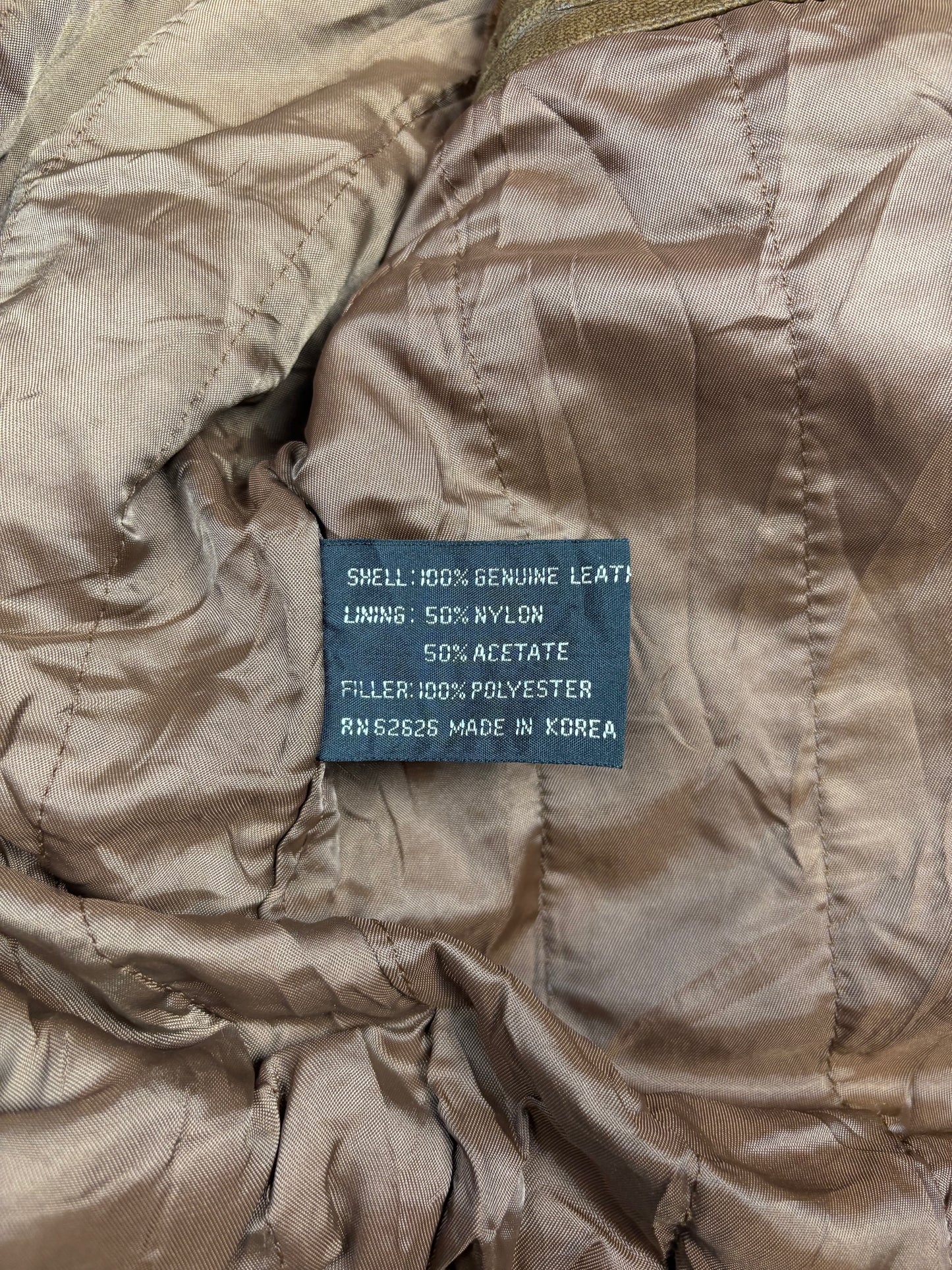 Vintage Fox Run Aviation Leather A-2 Flight Jacket (M)