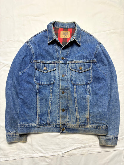 Vintage GAP Flannel Lined Denim Jacket (S)