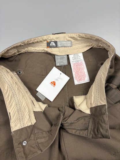 Nike ACG Military Green Loose Fit Cotton Trousers (women's 4)