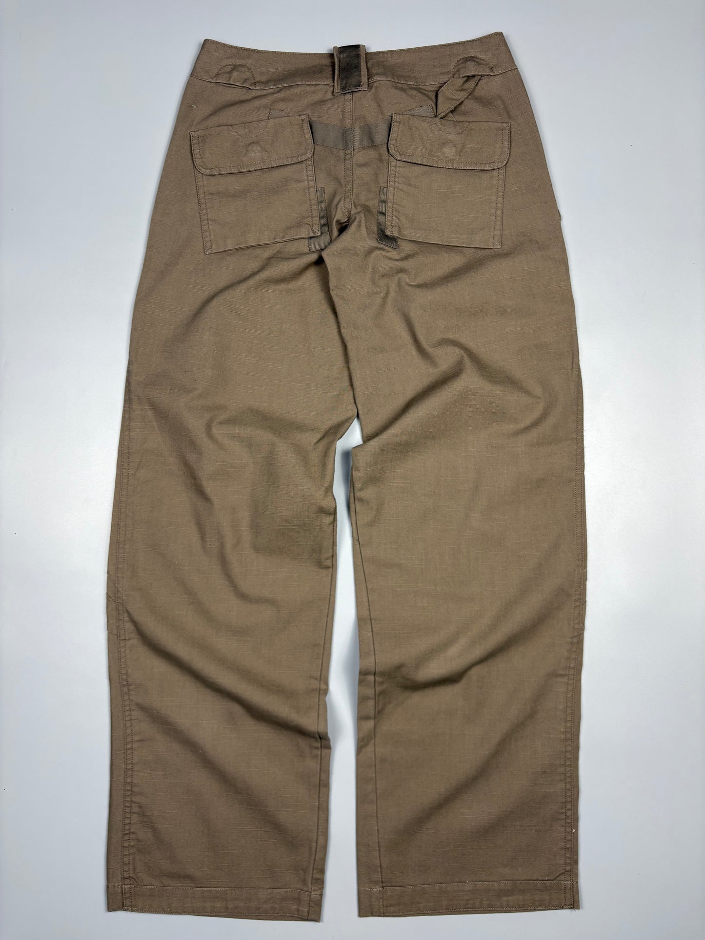 Nike ACG Military Green Loose Fit Cotton Trousers (women's 4)