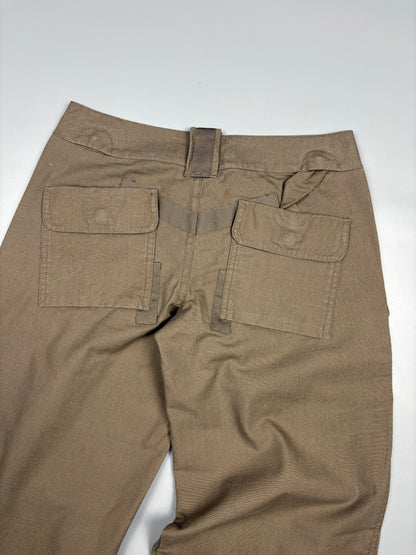 Nike ACG Military Green Loose Fit Cotton Trousers (women's 4)