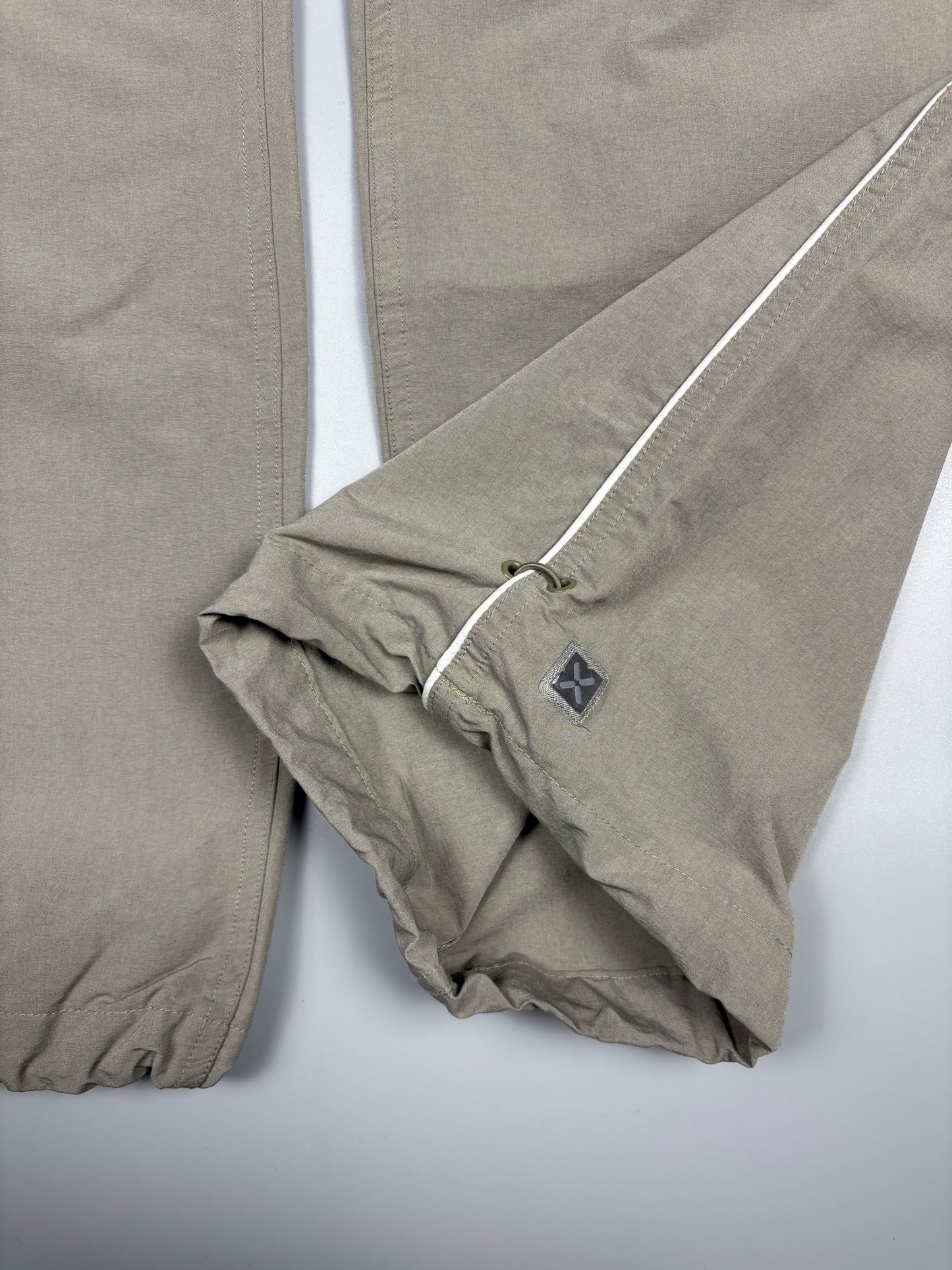 Nike Sphere 2000s Wide Leg Mint Green Track Pants (women's M)