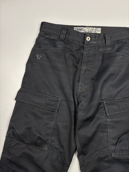 Energie 2000s Black Cargo Trousers (33w)