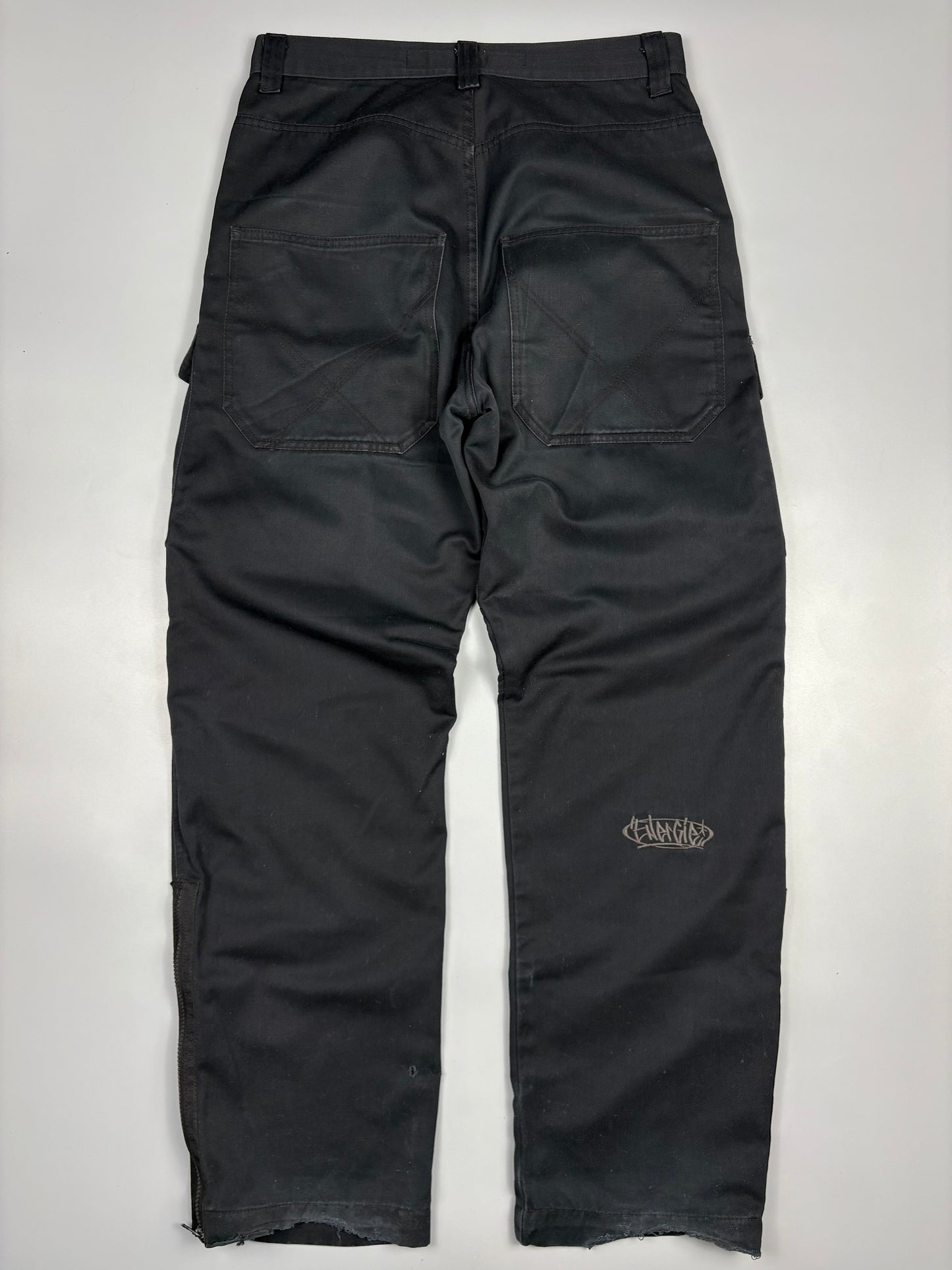 Energie 2000s Black Cargo Trousers (33w)
