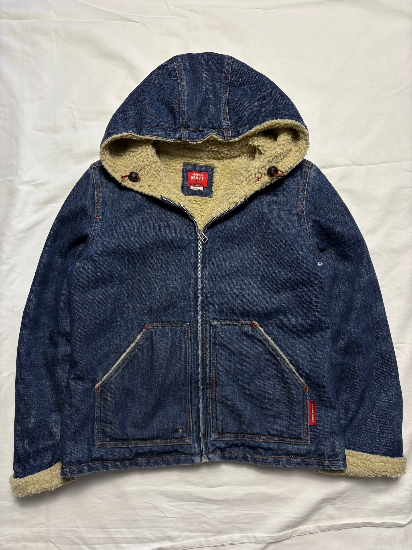 Miss Sixty 2000s Dark Denim Workwear Jacket (women's M)