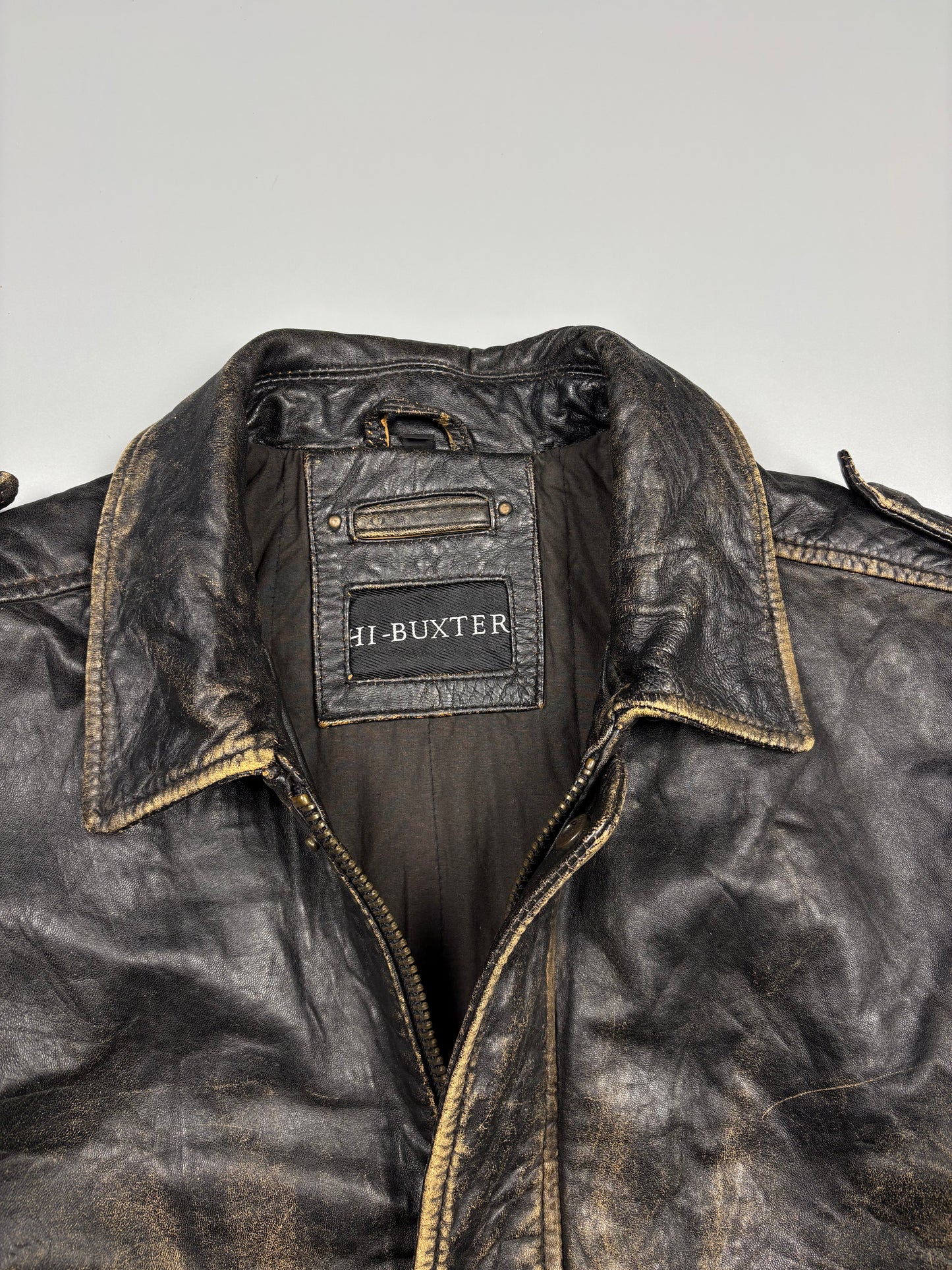 Vintage 1990s Aviation Leather A-2 Flight Jacket (L)