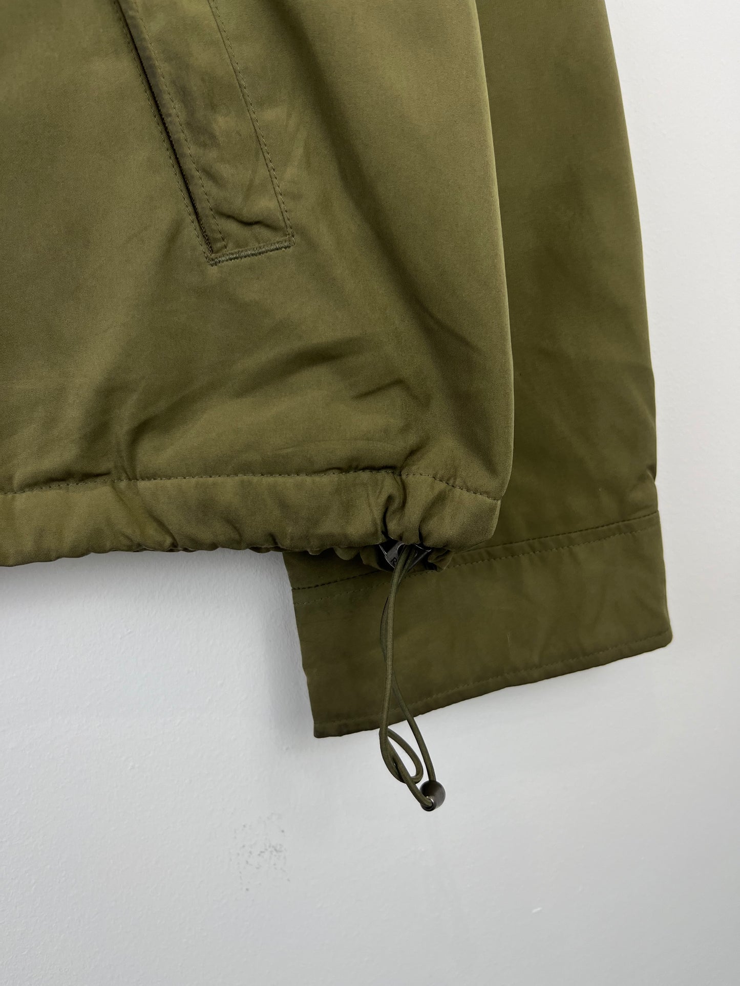 Vintage Ralph Lauren Olive Green Fleece Lined Jacket (XXL)