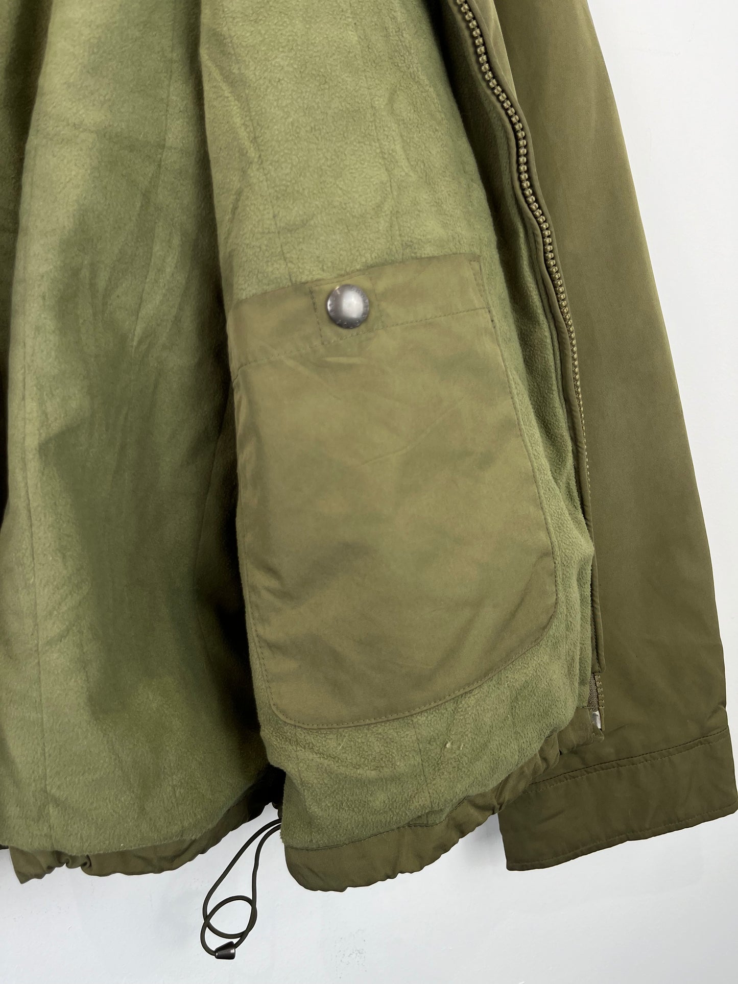 Vintage Ralph Lauren Olive Green Fleece Lined Jacket (XXL)