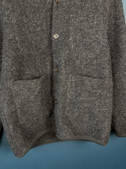 Universal Works Dark Grey Wool Cardigan (M)