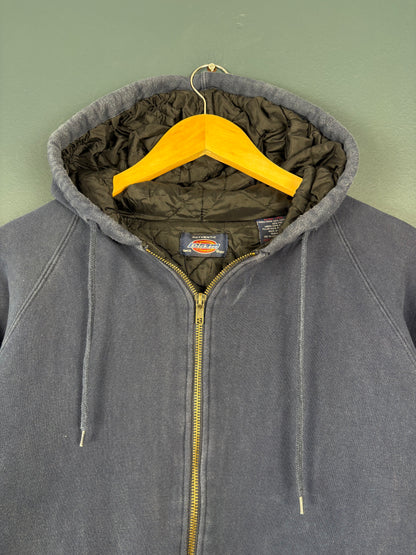 Vintage 90s Dickies Workwear Zip Up Hoodie (XL)