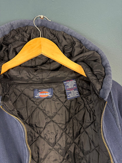 Vintage 90s Dickies Workwear Zip Up Hoodie (XL)