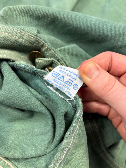 Vintage 1980s Wrangler Green Wash Trucker Jacket (M)