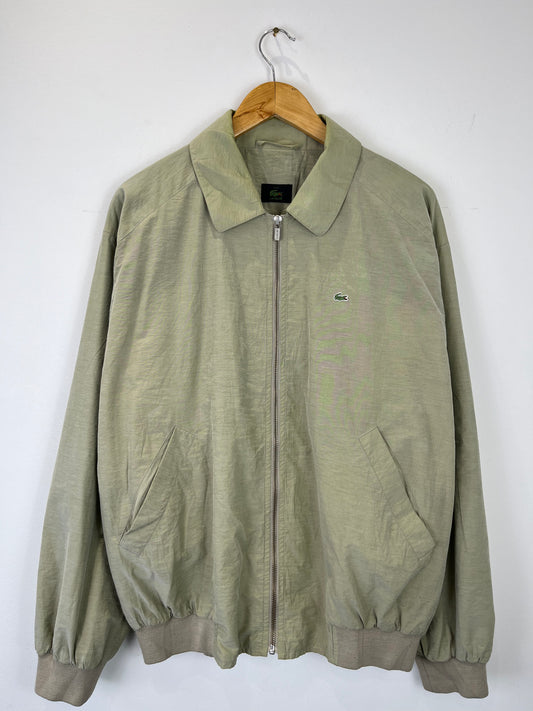 Vintage Lacoste 90s Beige / Cream Harrington Jacket (L)