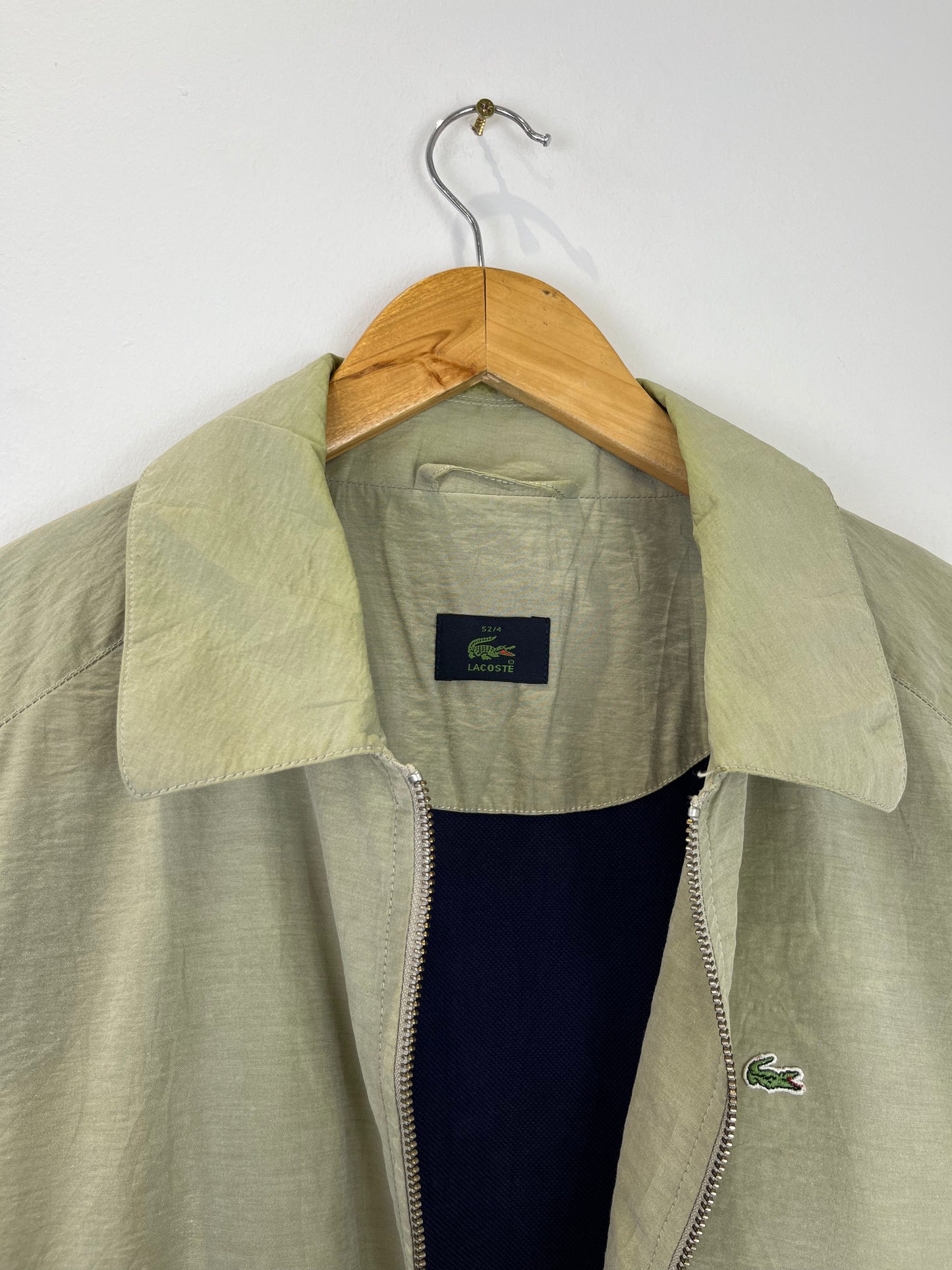 Vintage Lacoste 90s Beige / Cream Harrington Jacket (L)