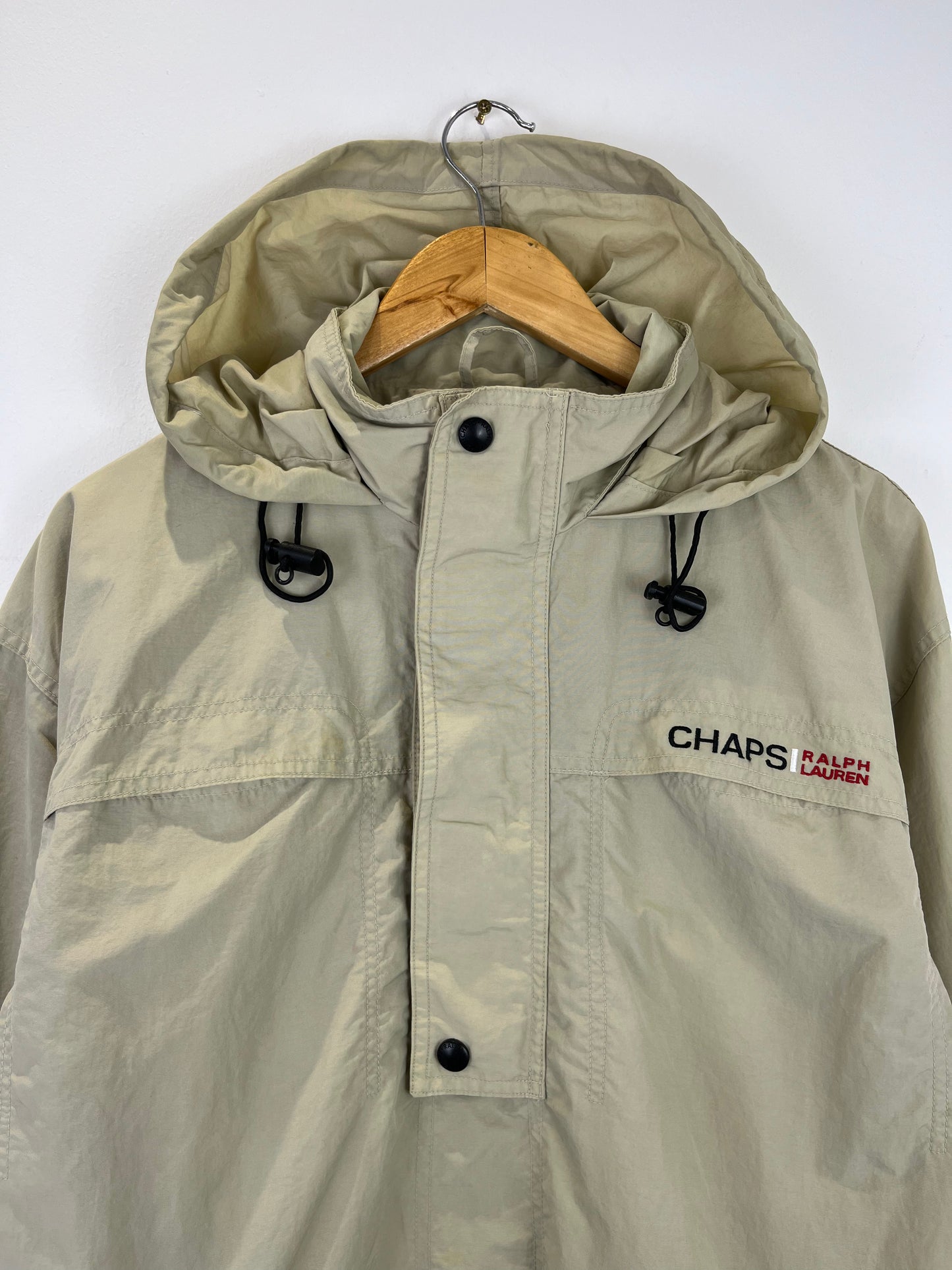 Vintage Ralph Lauren Chaps Cream / Beige Anorak Jacket (M)