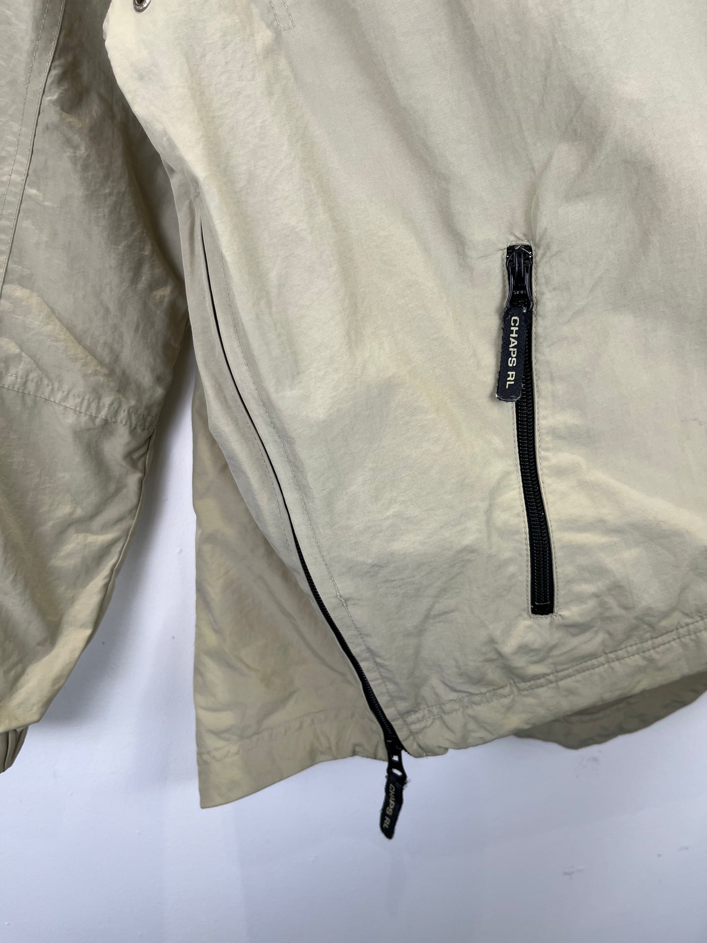 Vintage Ralph Lauren Chaps Cream / Beige Anorak Jacket (M)