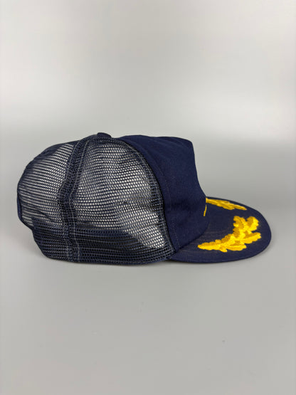 Vintage American Veterans Navy Blue Trucker Hat