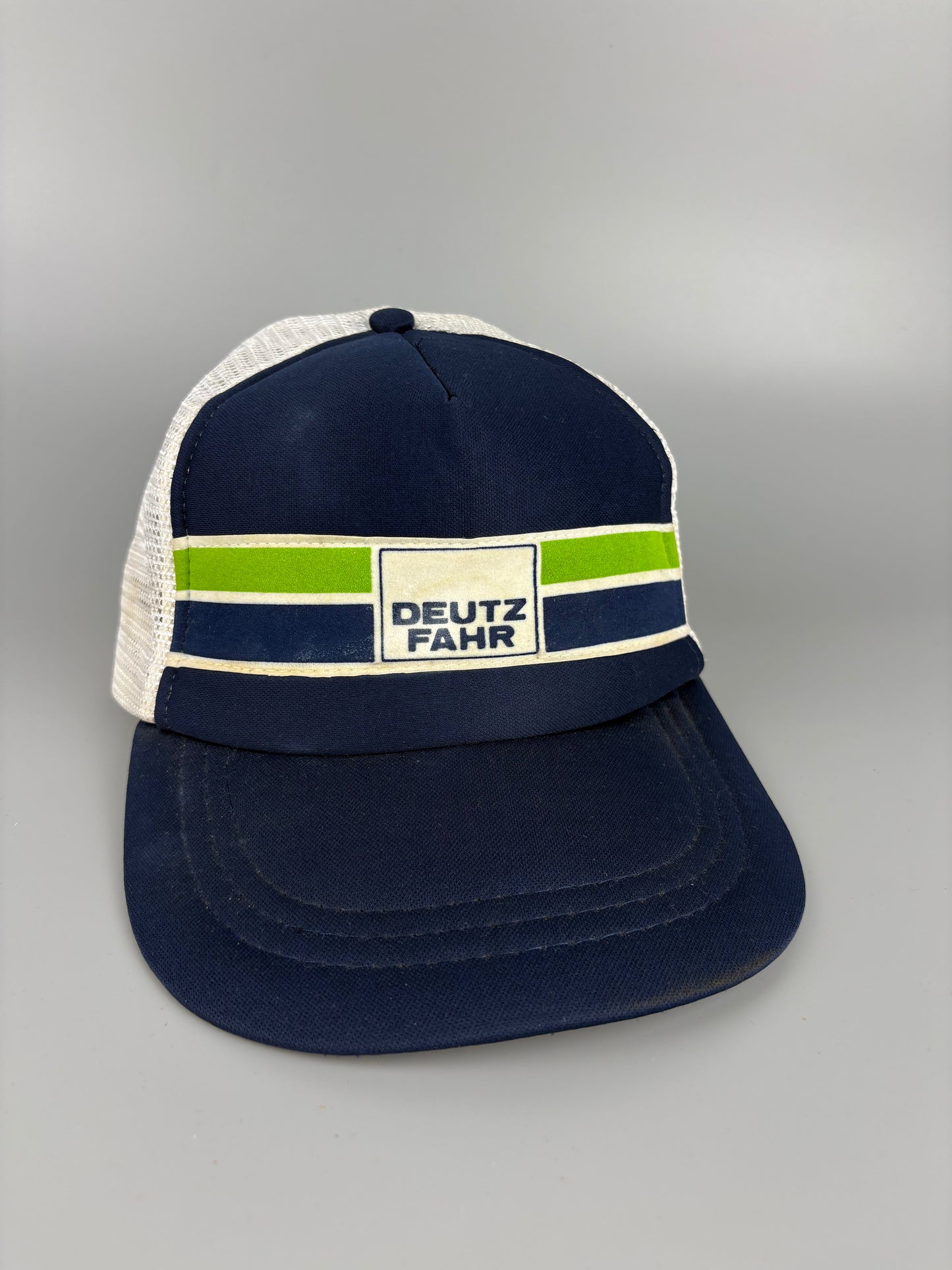 Vintage German Navy Blue Trucker Hat