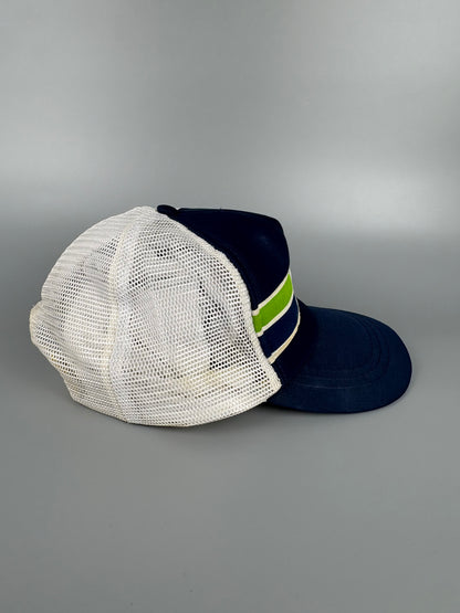 Vintage German Navy Blue Trucker Hat