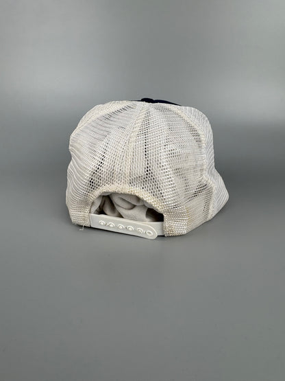 Vintage German Navy Blue Trucker Hat