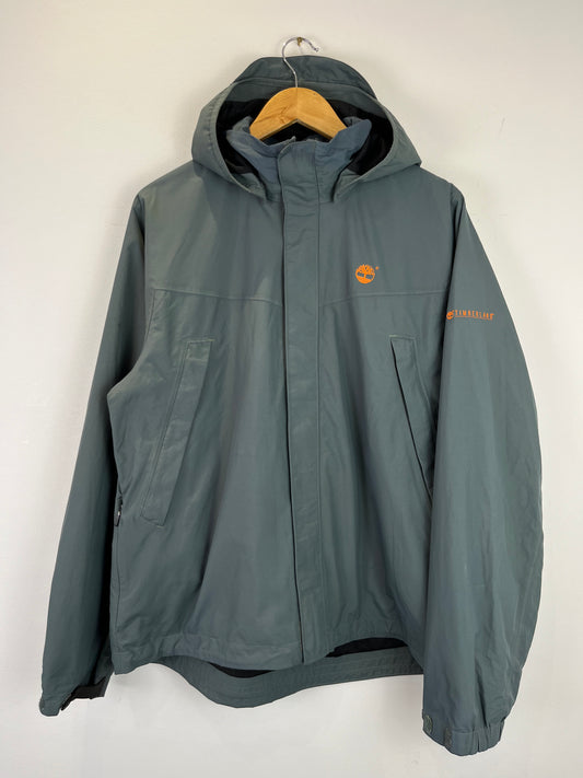 Vintage Timberland Green / Orange Waterproof Jacket (M)