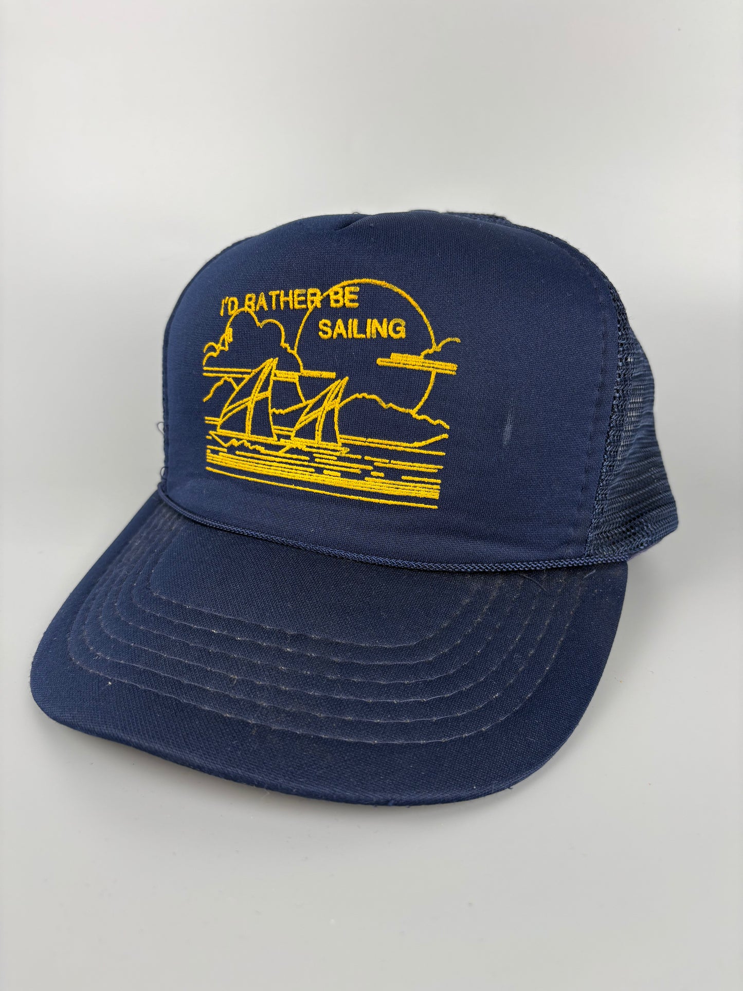 Vintage American Navy Blue Trucker Hat